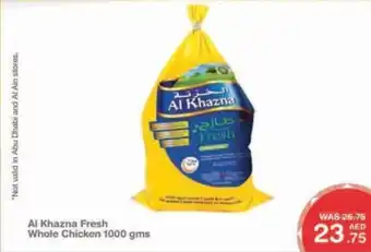 Choithrams Al Khazna Fresh Whole Chicken 1000 gms offer