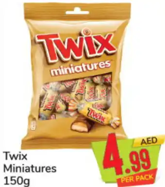 Day To Day Twix Miniatures 150g offer