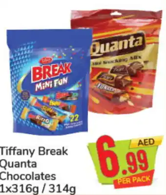 Day To Day Tiffany Break Quanta Chocolates 1x316g/314g offer