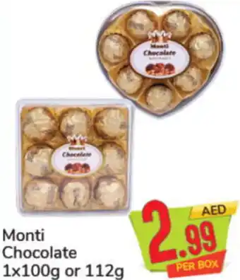 Day To Day Monti Chocolate 1x100g or 112g offer