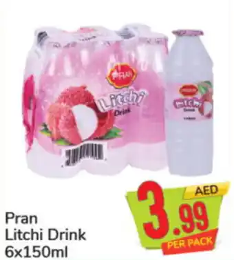 Day To Day Pran Litchi Drink 6x150ml offer