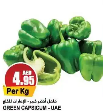 Almaya supermarket GREEN CAPSICUM offer