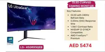Jumbo LG 45GR95QEB offer