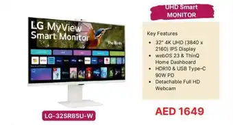 Jumbo LG 32SR85U W offer
