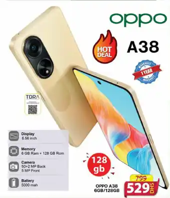 Grand Hyper Market OPPO A38 6GB/128GB offer