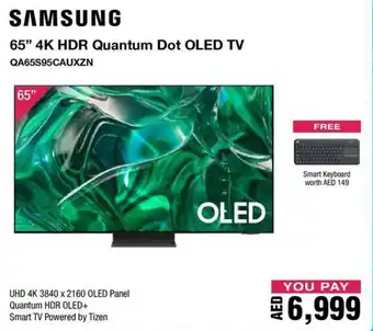 Jumbo SAMSUNG 65 4K HDR Quantum Dot OLED TV QA65S95CAUXZN offer