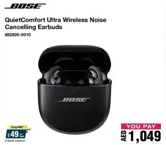 Jumbo BOSE QuietComfort Ultra Wireless Noise Cancelling Earbuds offer