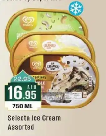 West Zone Supermarket Selecta Ice Cream Assorted 750 ML offer