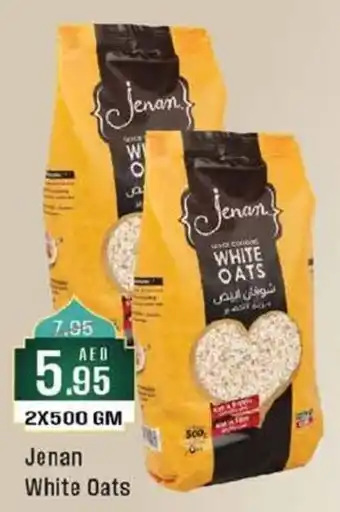 West Zone Supermarket Jenan White Oats 2X500 GM offer