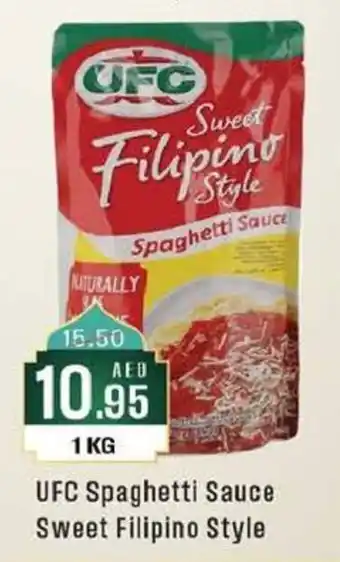 West Zone Supermarket UFC Spaghetti Sauce Sweet Filipino Style 1KG offer