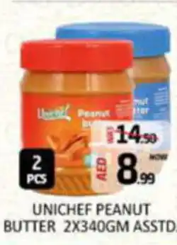 Al Madina Hypermarket UNICHEF PEANUT BUTTER 2X340GM ASSTD offer
