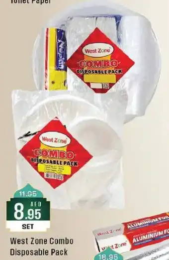 West Zone Supermarket Disposable Pack SET offer