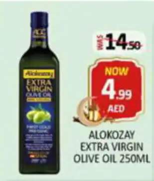 Al Madina Hypermarket ALOKOZAY EXTRA VIRGIN OLIVE OIL 250ML offer