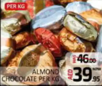 Al Madina Hypermarket ALMOND CHOCOLATE PER KG offer