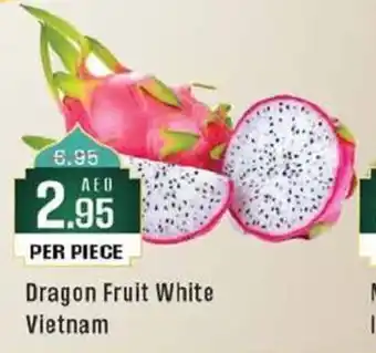 West Zone Supermarket Dragon Fruit White PER PIECE offer