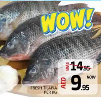 Al Madina Hypermarket FRESH TILAPIA PER KG offer
