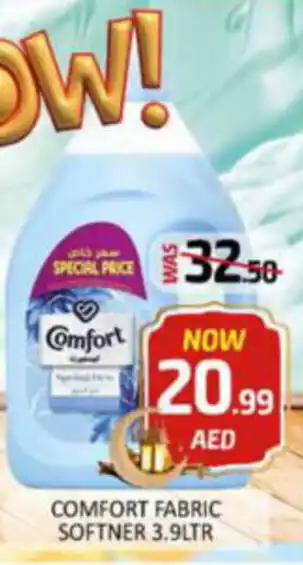 Al Madina Hypermarket COMFORT FABRIC SOFTNER 3.9LTR offer