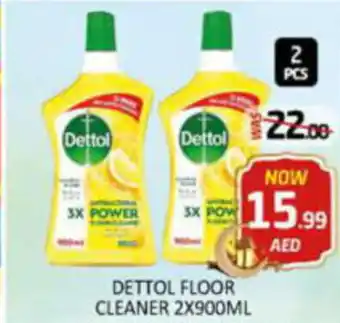 Al Madina Hypermarket DETTOL FLOOR CLEANER 2X900ML offer