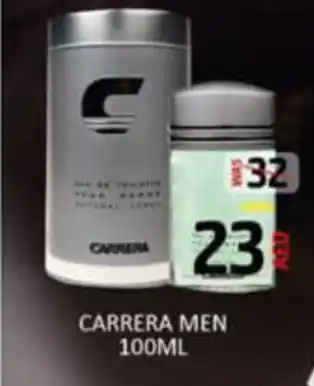 Al Madina Hypermarket CARRERA MEN 100ML offer