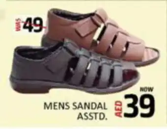 Al Madina Hypermarket MENS SANDAL ASSTD offer