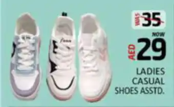 Al Madina Hypermarket LADIES CASUAL SHOES ASSTD offer
