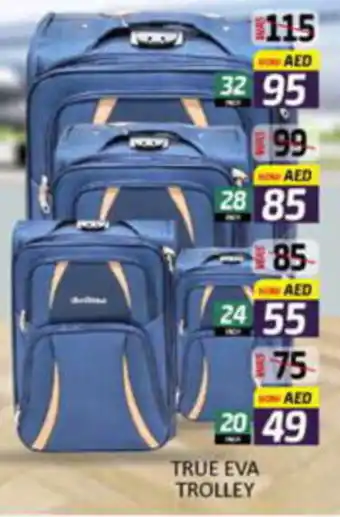 Al Madina Hypermarket TRUE EVA TROLLEY 20 cm offer