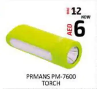 Al Madina Hypermarket PRMANS PM 7600 TORCH offer