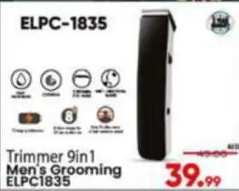 Al Madina Hypermarket Trimmer 9in1 Mens grooming offer