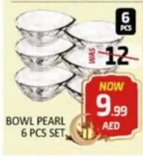 Al Madina Hypermarket BOWL PEARL 6 PCS SET offer