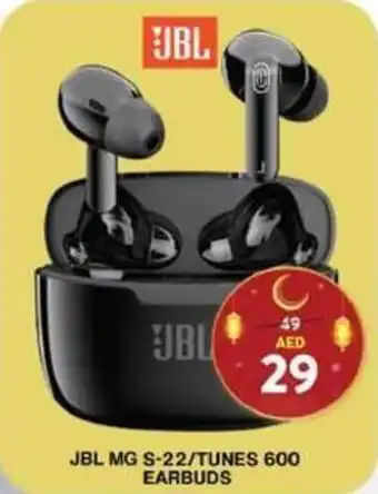 Grand Hyper Market JBL MG S-22/TUNES 600 EARBUDS offer