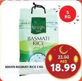Grand Hyper Market MAHIN BASMATI RICE 5 KG offer