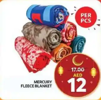 Grand Hyper Market MERCURY FLEECE BLANKET offer