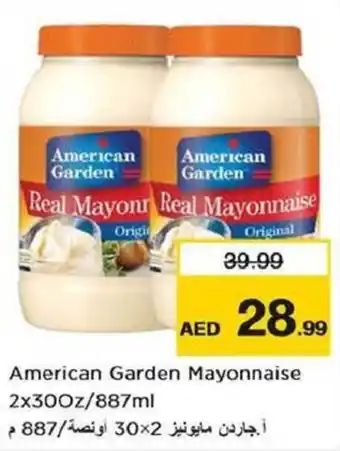 Nesto American Garden Mayonnaise 2x300z 887ml offer