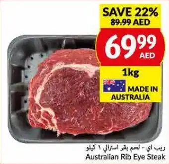 Viva Australian Rib Eye Steak 1kg offer