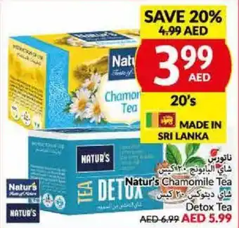 Viva Natur's Chamomile Tea Detox Tea 20s offer