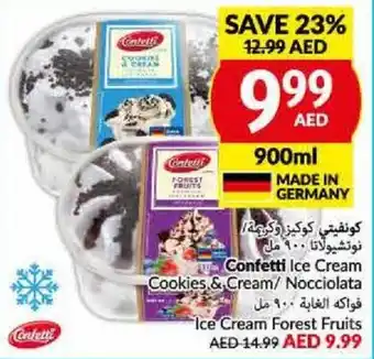 Viva Confetti Ice Cream Cookies and Cream Nocciolata Ice Cream Forest Fruits 900ml offer