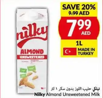 Viva Nilky Almond Unsweetened Milk 1L offer