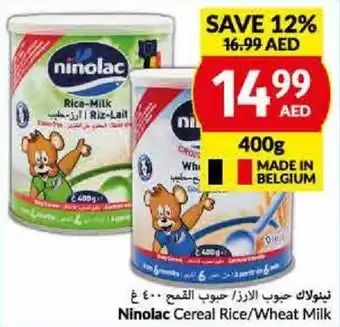 Viva Ninolac Cereal Rice Wheat Milk 400g offer