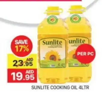 Al Madina SUNLITE COOKING OIL 4LTR offer