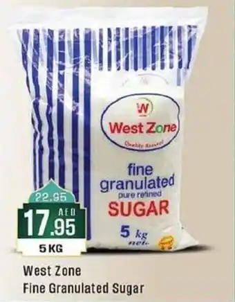 West Zone Supermarket West Zone Fine Granulated Sugar offer