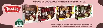 West Zone Supermarket tastee coconut marsh classic marsh banana marsh matcha marsh offer