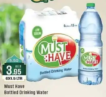 West Zone Supermarket Must Have Bottled Drinking Water 6X1.5 LTR offer