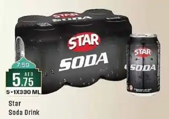 West Zone Supermarket Star Soda Drink 5+1X330 ML offer