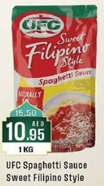 West Zone Supermarket UFC Spaghetti Sauce Sweet Filipino Style 1KG offer