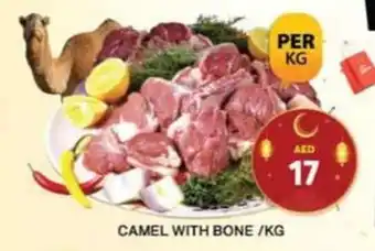Grand Hyper Market CAMEL WITH BONE/KG offer