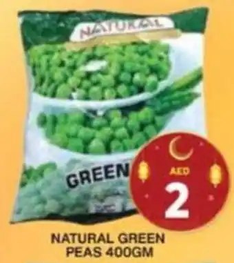 Grand Hyper Market NATURAL GREEN PEAS 400GM offer