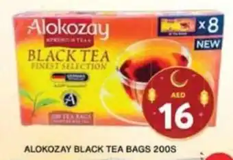 Grand Hyper Market ALOKOZAY BLACK TEA BAGS 200S offer