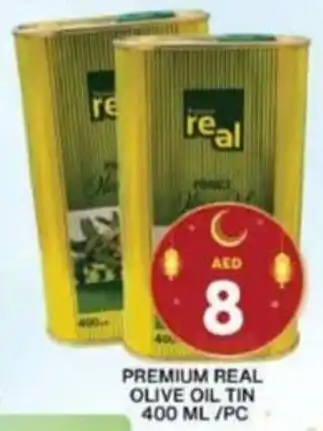 Grand Hyper Market PREMIUM REAL OLIVE OIL TIN 400 ML/PC offer