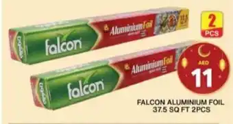 Grand Hyper Market FALCON ALUMINIUM FOIL 37.5 SQ FT 2PCS offer