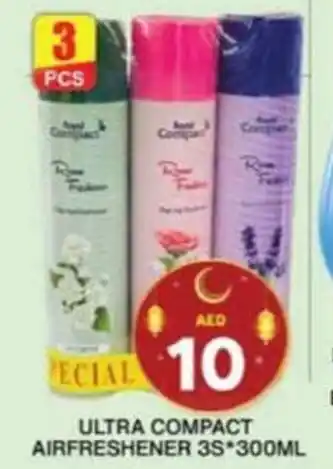 Grand Hyper Market ULTRA COMPACT AIRFRESHENER 3S 300ML offer